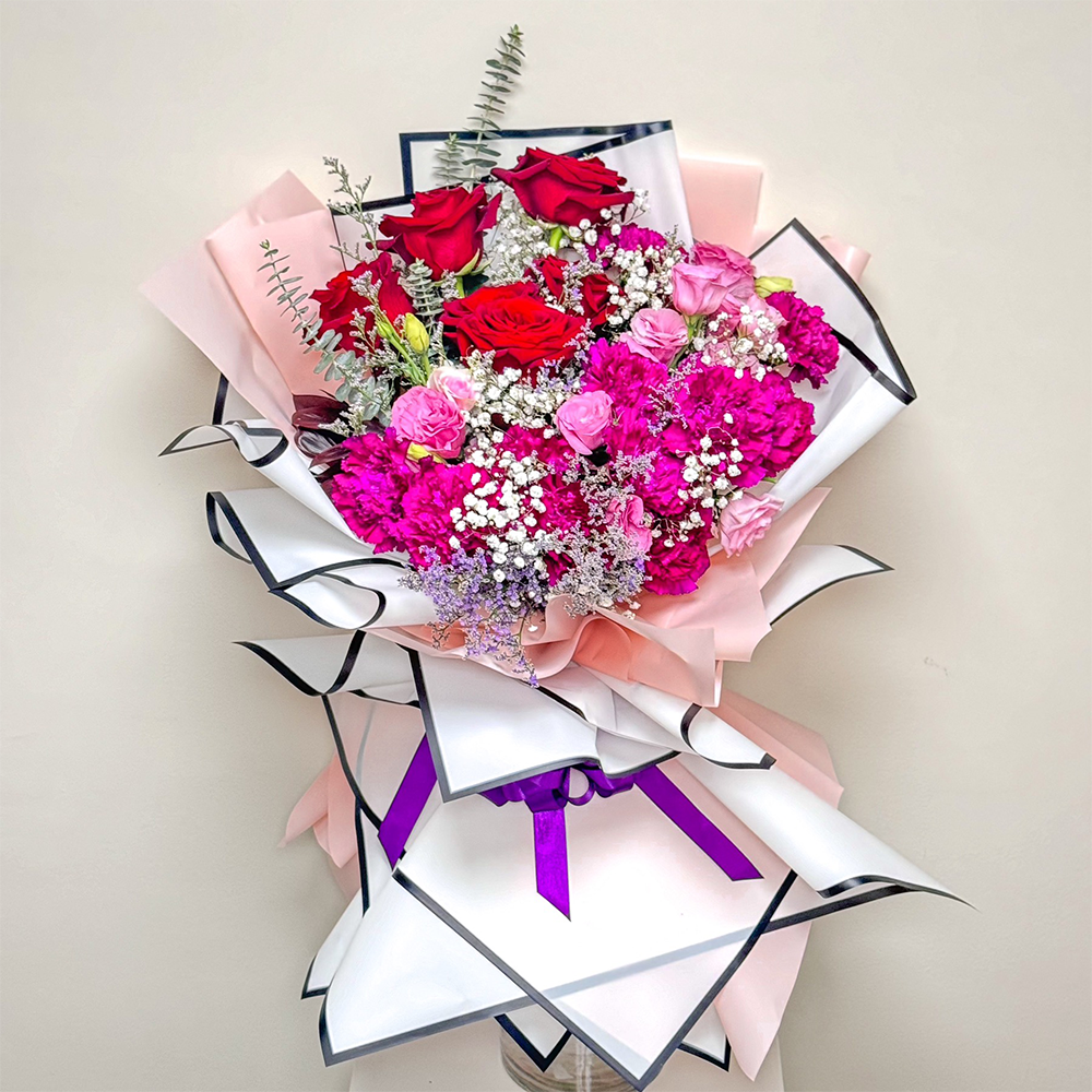 Bouquet 6pcs Ecuadorian Rose